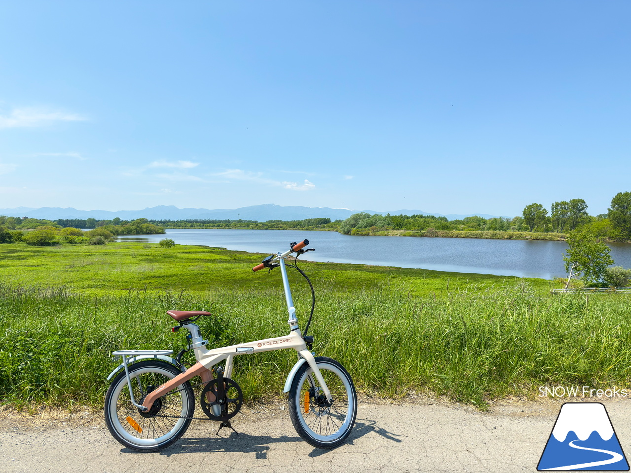 電動アシスト自転車『ADO Air Carbon』に乗って、札幌近郊をのんびりサイクリング♪